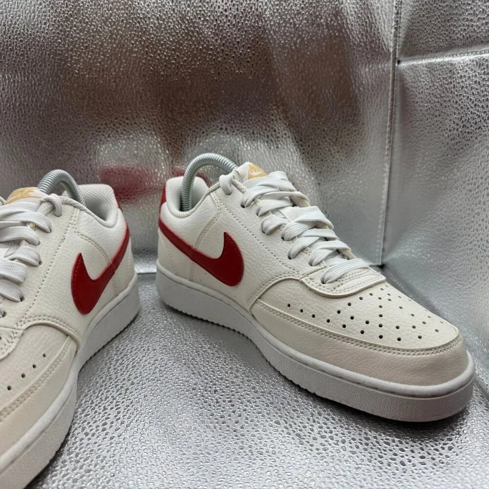Size 8 - Nike Court Vision Low Next Nature Summit White Sneaker Shoes DH3158-104